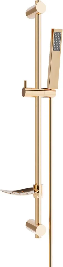 Mexen DF00 set doccia scorrevole, oro rosa - 785004582-60