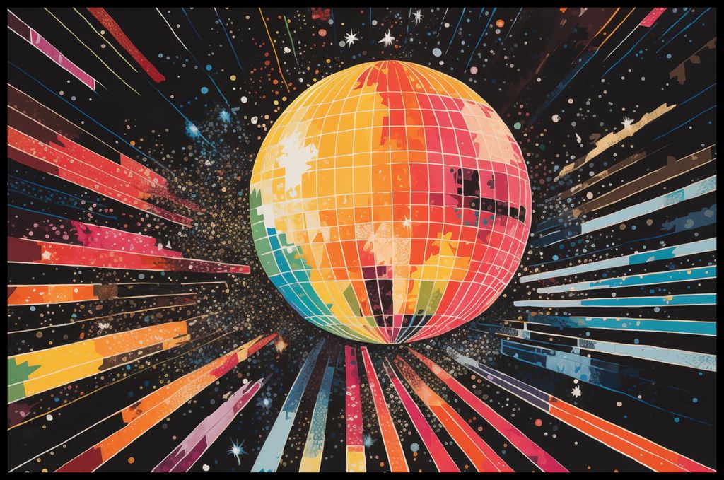 Plakat 91,5x60cm Disco Spiel!