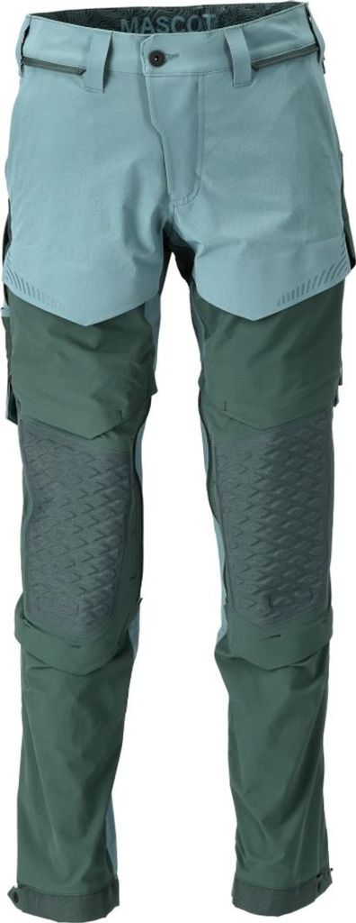 Mascot Hose mit Knietaschen 22279-605-3534 Gr. 76C51 helles waldgrün/waldgrün