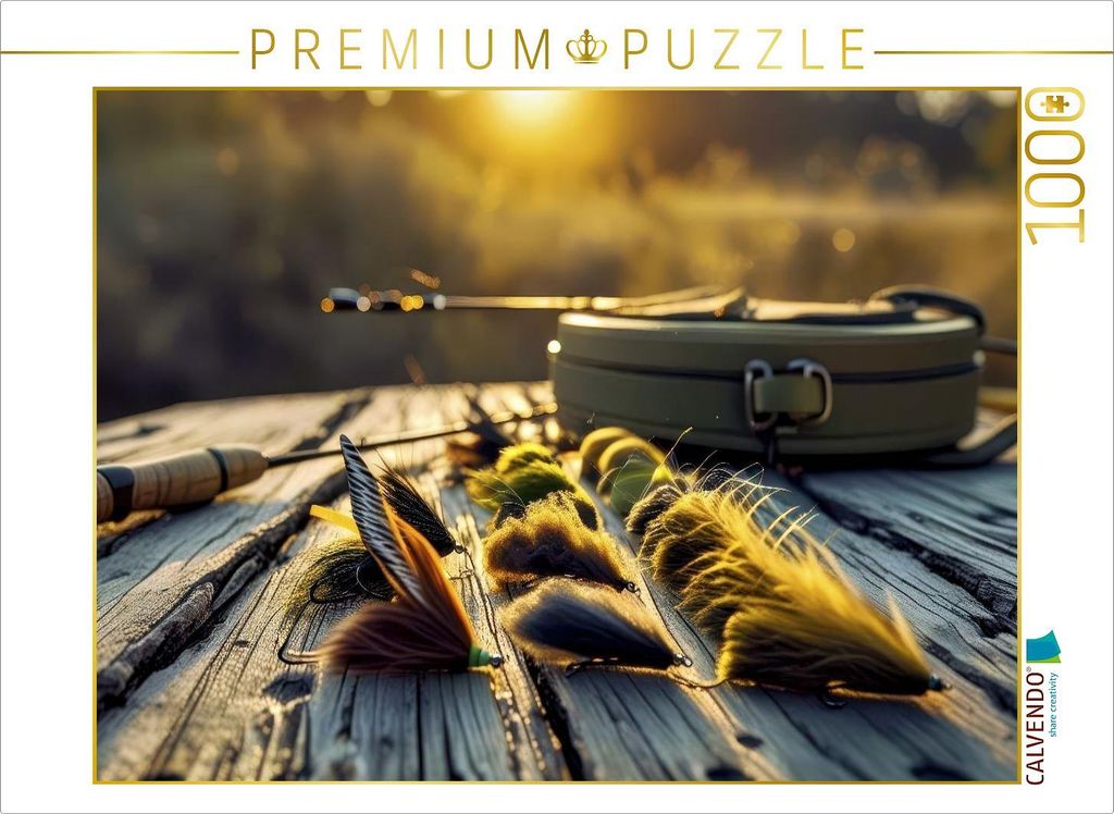 CALVENDO Puzzle Box voller Wunderfliegen. | 1000 Teile Lege-Größe 64x48cm Foto-Puzzle für glückliche Stunden