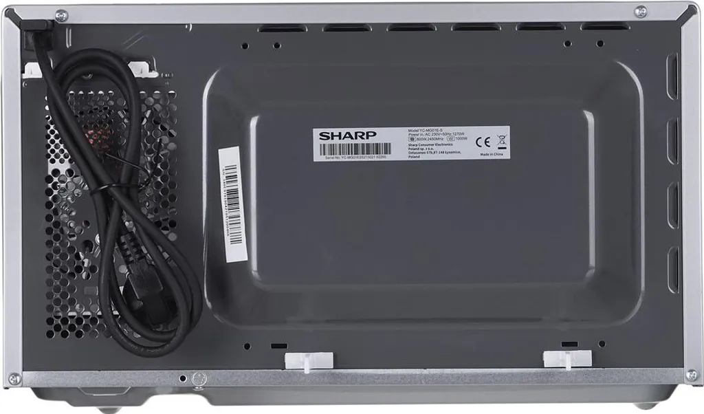Sharp Microonde YC-MG01E-S Argento con Grill | Risparmia Tempo - 16