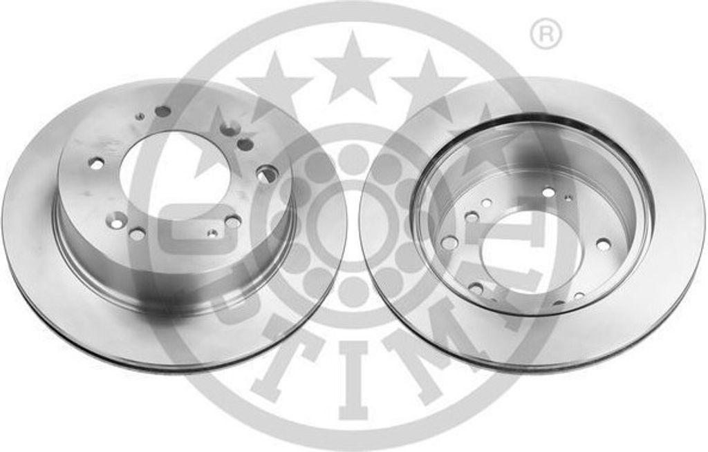 2x OPTIMAL Bremsscheibe BS-9122C hinten für KIA SORENTO I Produktbild 