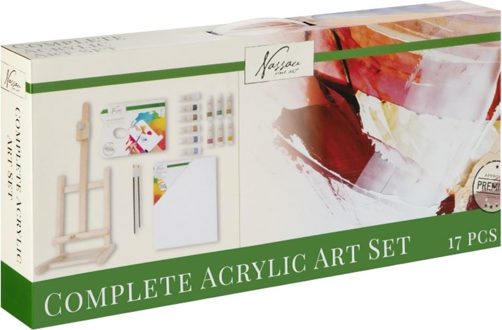 Nassau Fine Art Nassau komplettes Acrylset, 17-teilig.