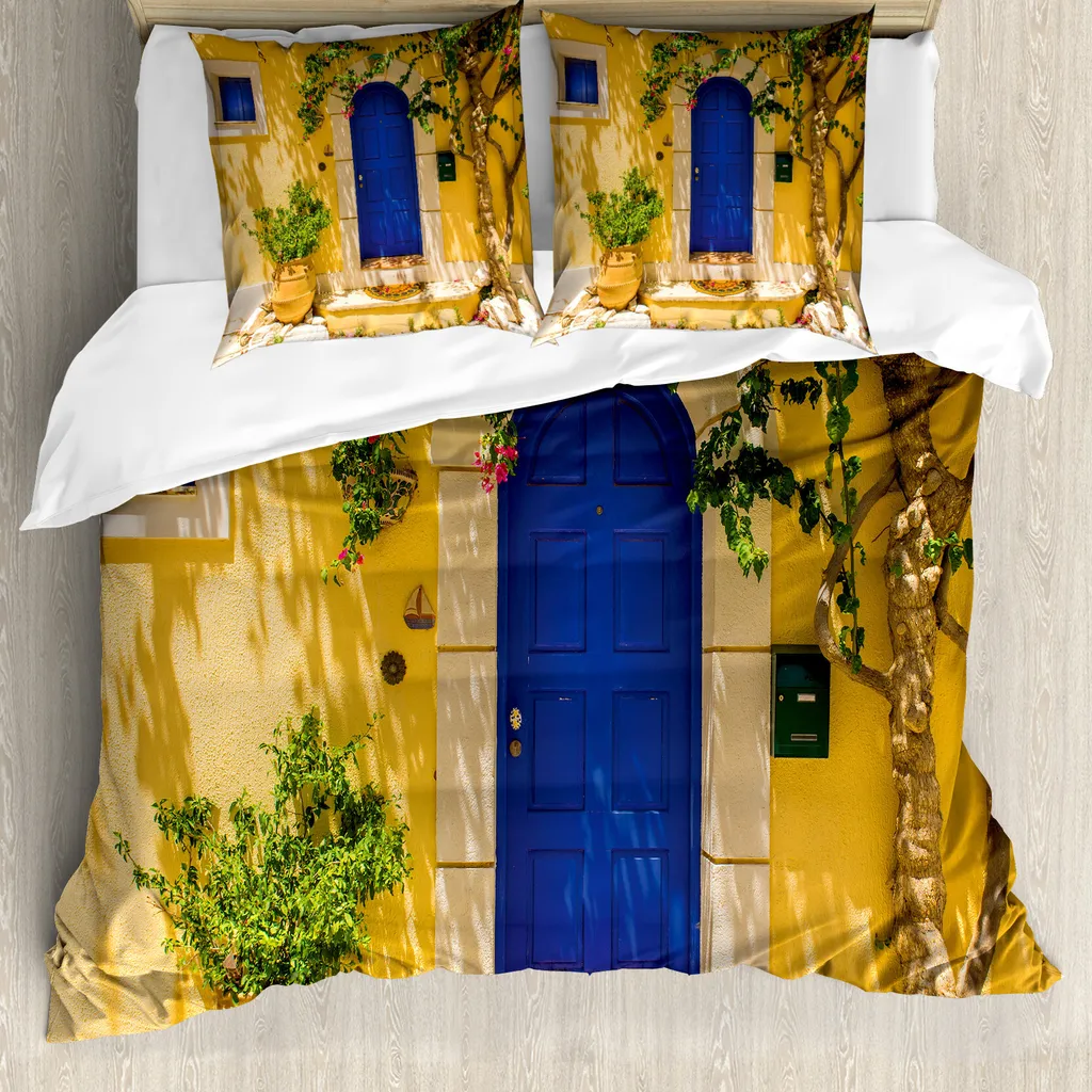 Set Letto ABAKUHAUS Antiacaro 155x220 cm - Protezione e Design Greco