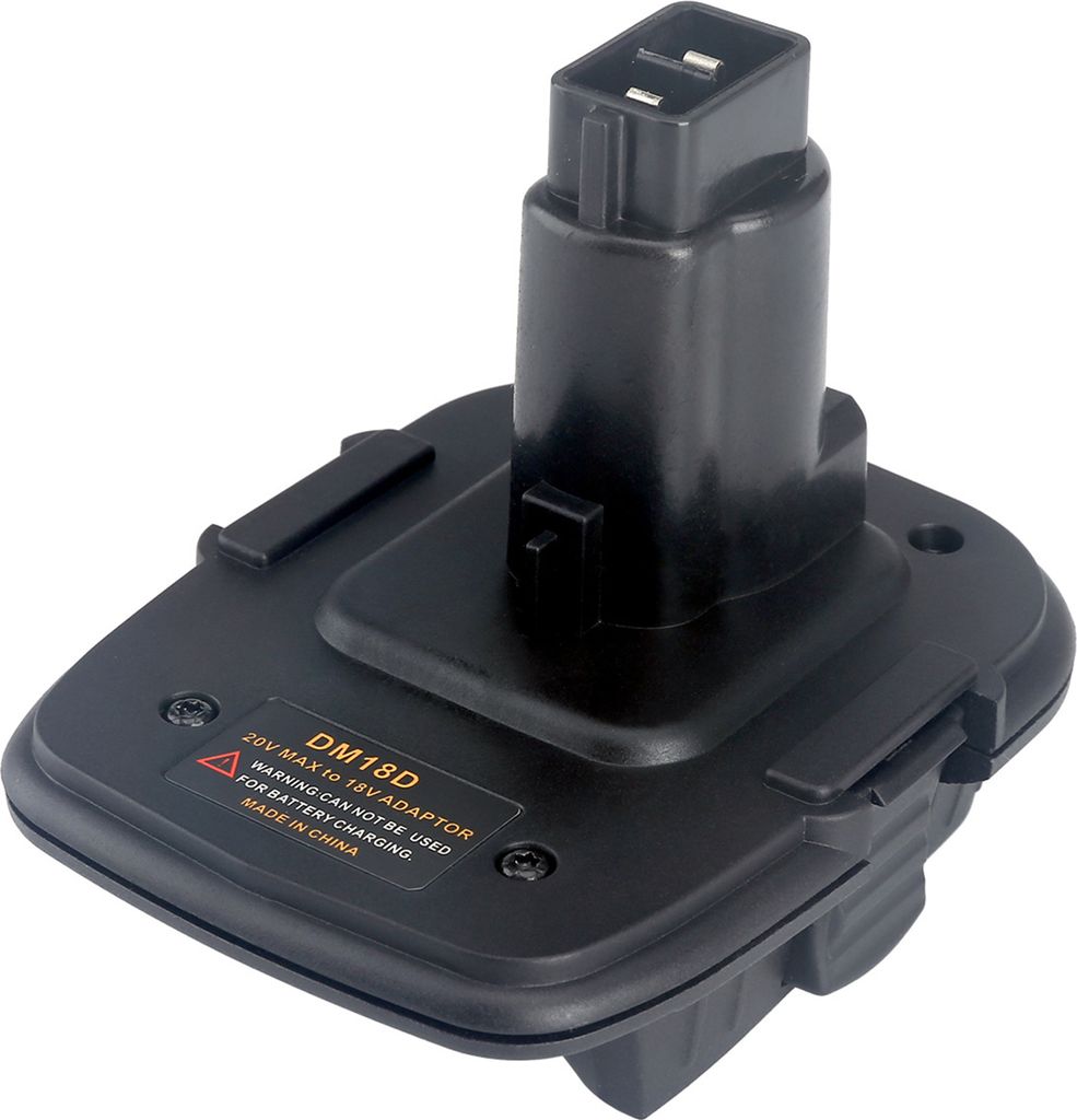 DM18D -Batterieadapter Einfach zu transportieren Einfache Installation USB -Port -Design 20V bis 18 -V -Batterie -Anpassungsstecker für Dewalt 20V...