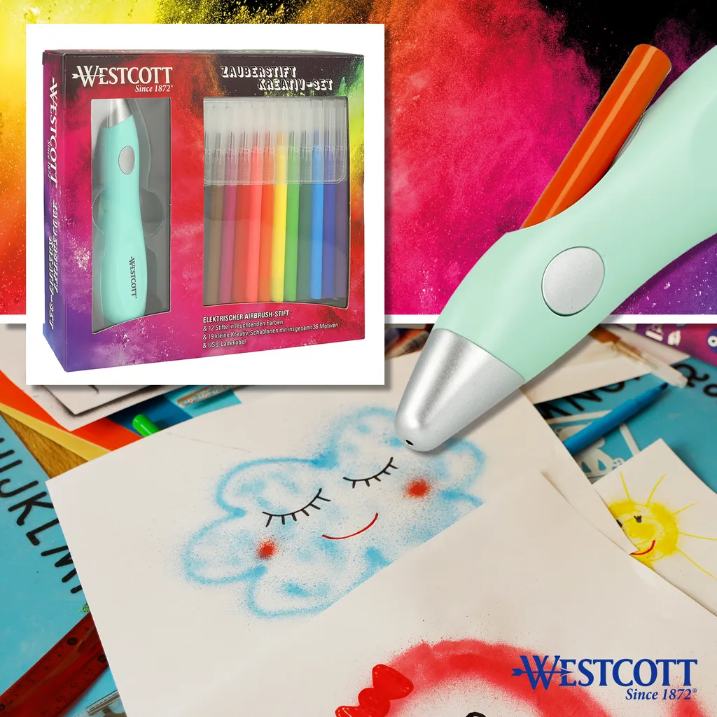 Westcott AC-E16800 Airbrush Set - 13