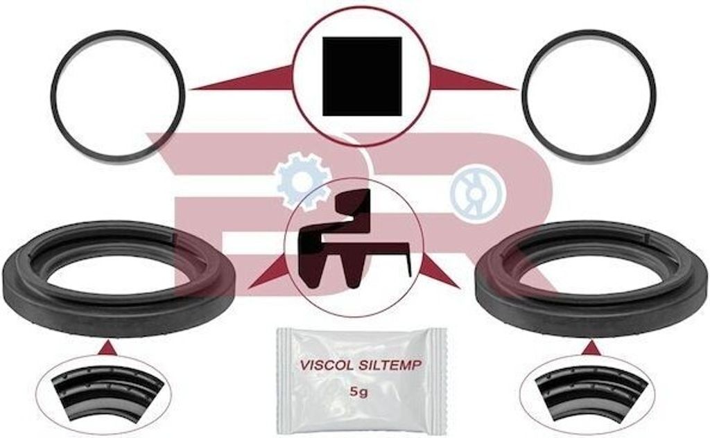 BOTTO RICAMBI Bremssattel-Reparatursatz für IVECO DAILY IV Kasten/Kombi Hinten BRFR5792
