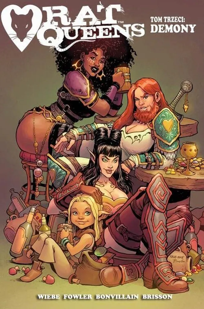 Rat Queens Demony Tome 3 - Roman graphique J.Kurtis Wiebe en polonais