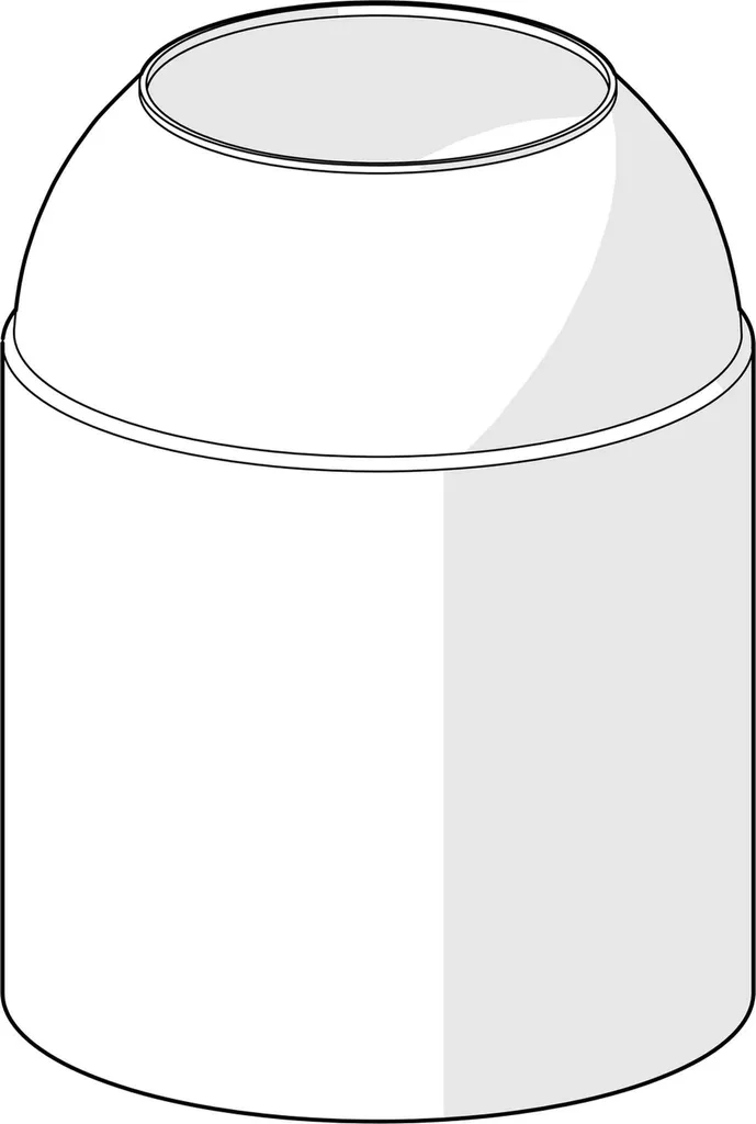 Hansa Mix Cappuccio di Copertura Ricambio Originale 59912638 Cromo