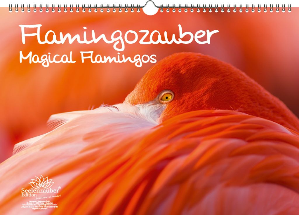 Flamingozauber DIN A3 Kalender - Immerwährender Kalender - Seelenzauber