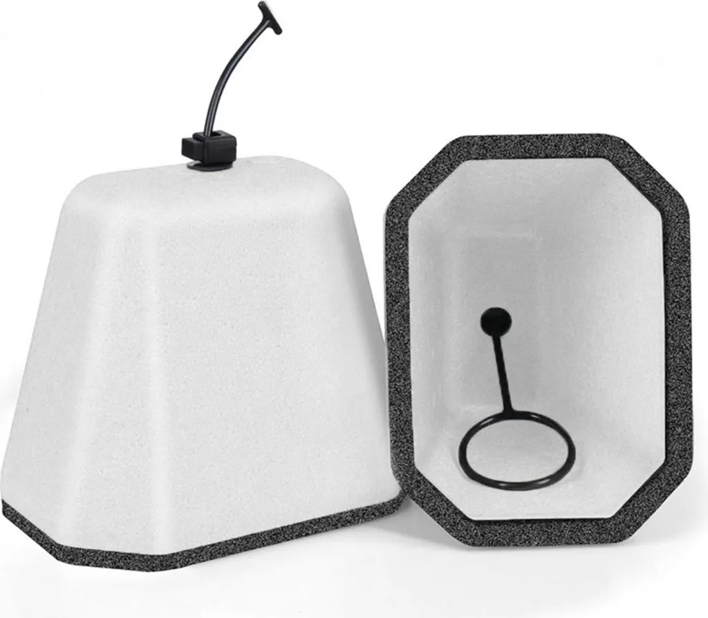 Protection Robinet Extérieur PVC Isolant Blanc Haute Résistance - Set de 2