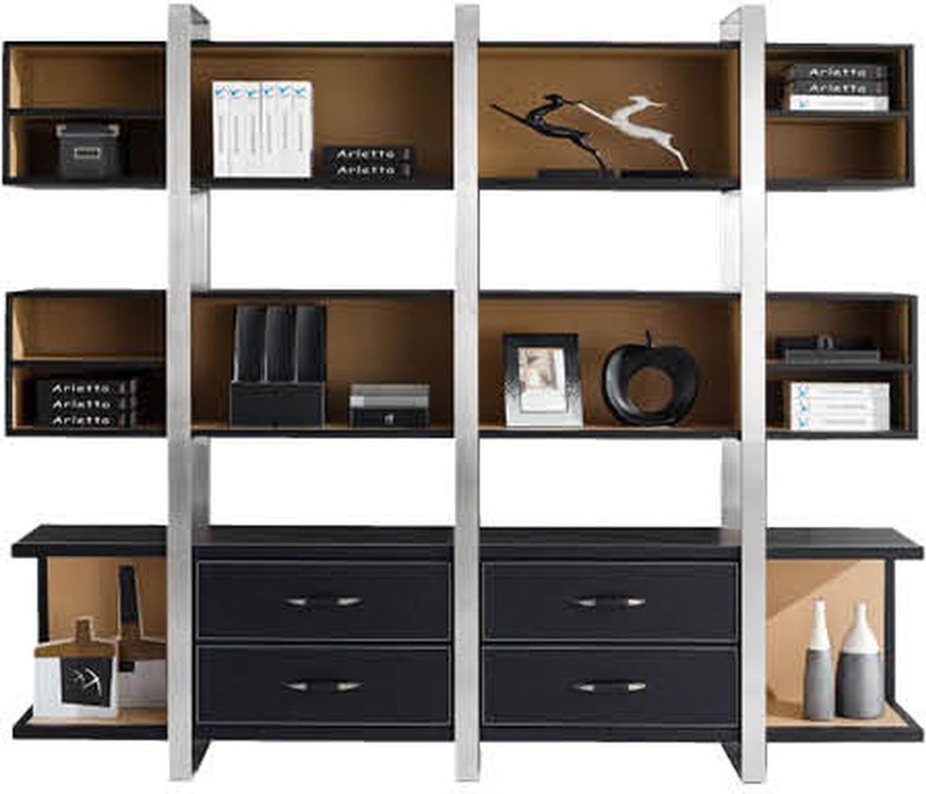Wandregal Regal Bücherschrank Bücherregal Wohnwand Wohnzimmer Wand Regal Design