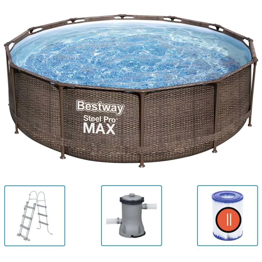 Bestway Steel Pro Max™ Kit piscine à cadre complet, rond, Image du produit 