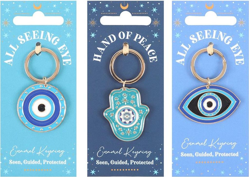 Something Different - "All Seeing Eye" Schlüsselanhänger 18er-Pack SD10270 (Einheitsgröße) (Bunt)