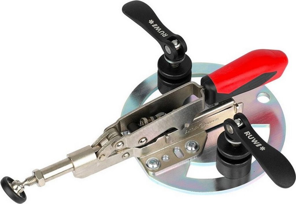 Ruwi Waagrechtspanner Set für Bohrtisch für Ständer- Säulenbohrmaschinen 21140