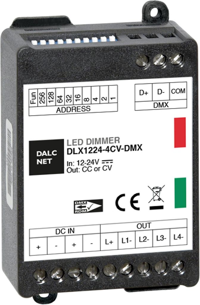 DALCNET DMX Dimmer CV 240W 5 A 12V 24V