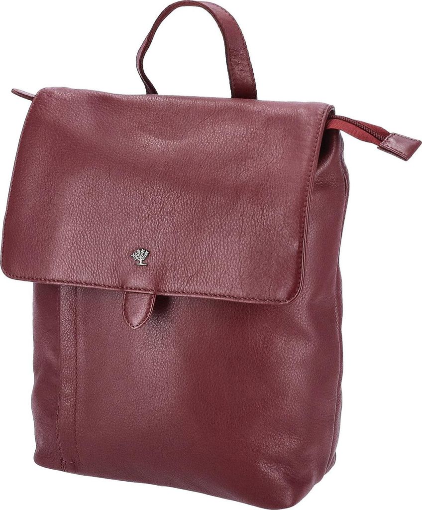 The Skandinavian Brand Damenlederrucksack bordo