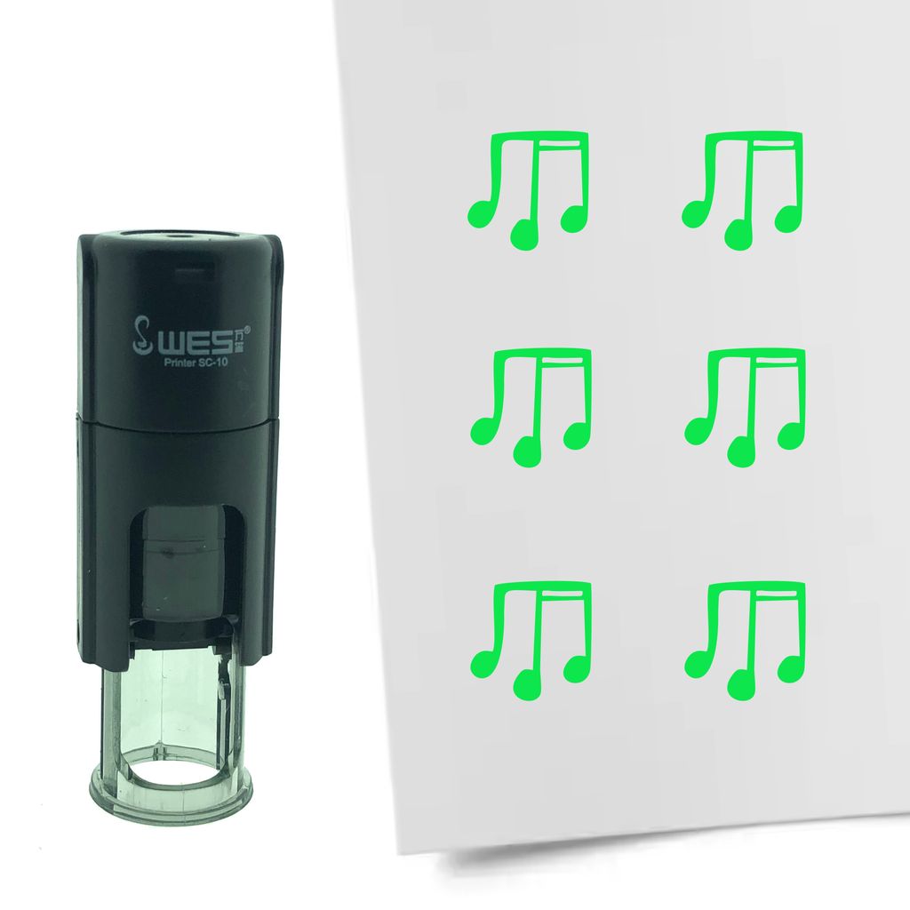CombiCraft Selbstfärbender Stempel 'Musiknoten' in der Produktbild 