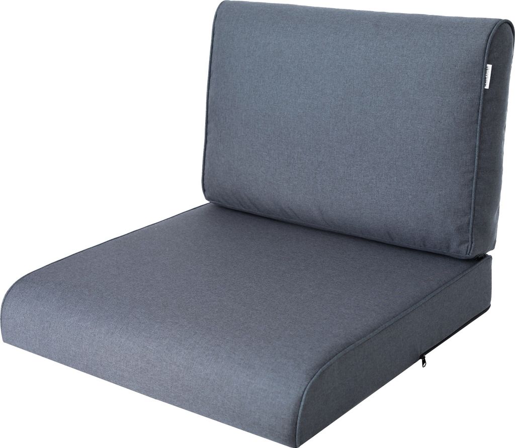 Bjird Sesselkissen, Kissen für Rattanmöbel, Sitzkissen & Rückenkissen, Sitzkissen für Sessel / Stühle - Indoor & Outdoor - Anti-Rutsch - 60x60...