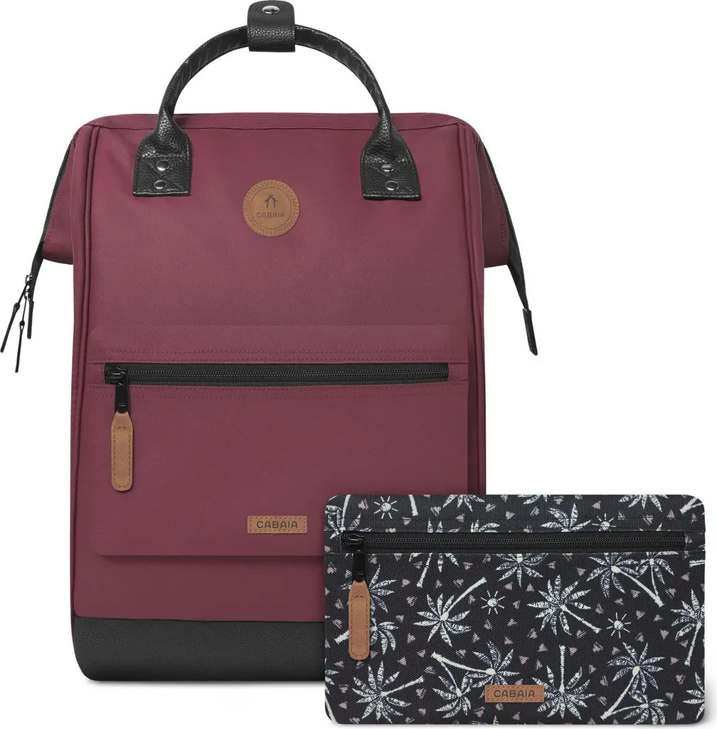 Cabaia Adventurer Kassala Sac à Dos 23L en Velours Recyclé Bordeaux