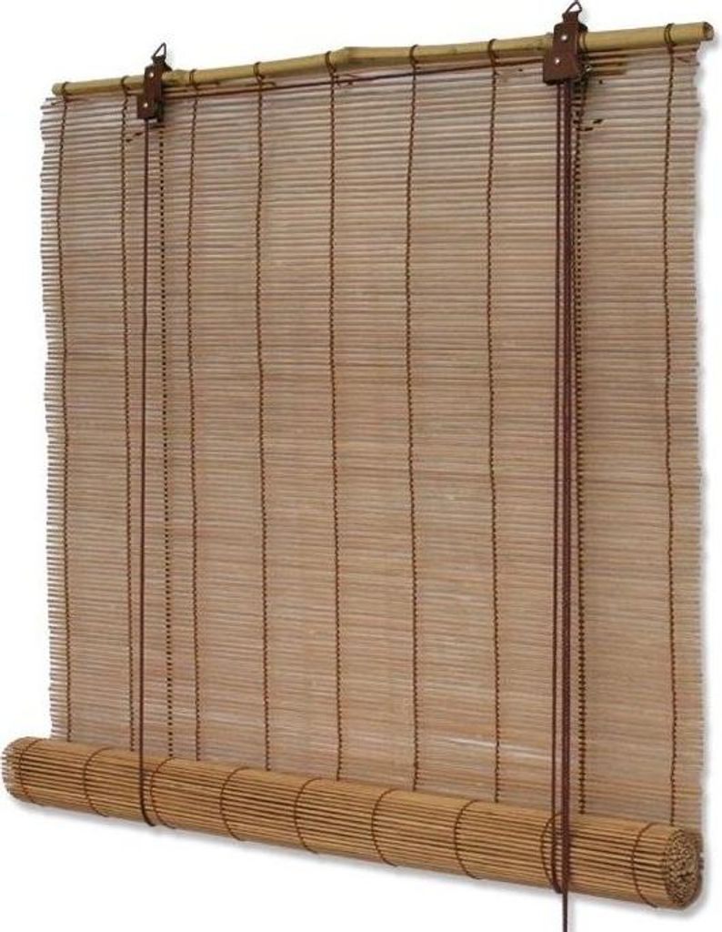 Interdeco Bambusrollo / Rollo Braun, Typ Mariko, Breite x Höhe 90 x 220 cm