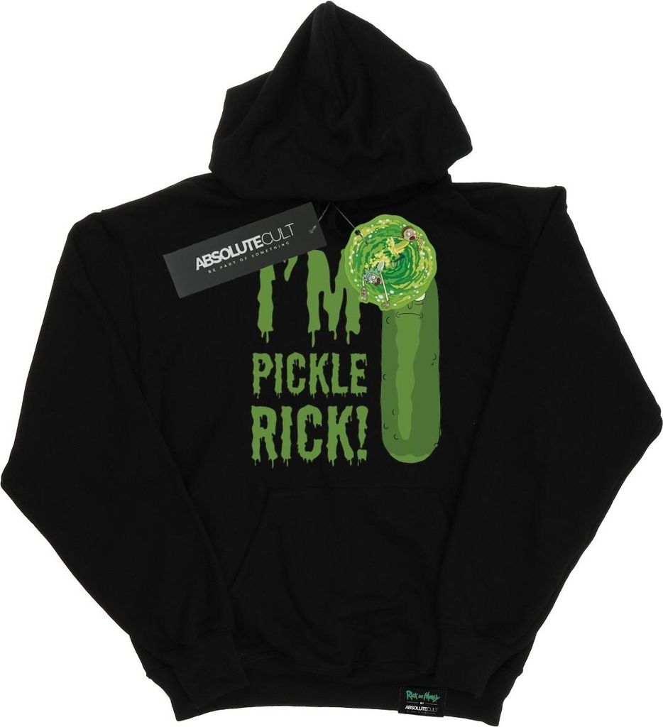 Rick And Morty - "I'm Pickle Rick" Kapuzenpullover für Herren BI49521 (3XL) (Schwarz)