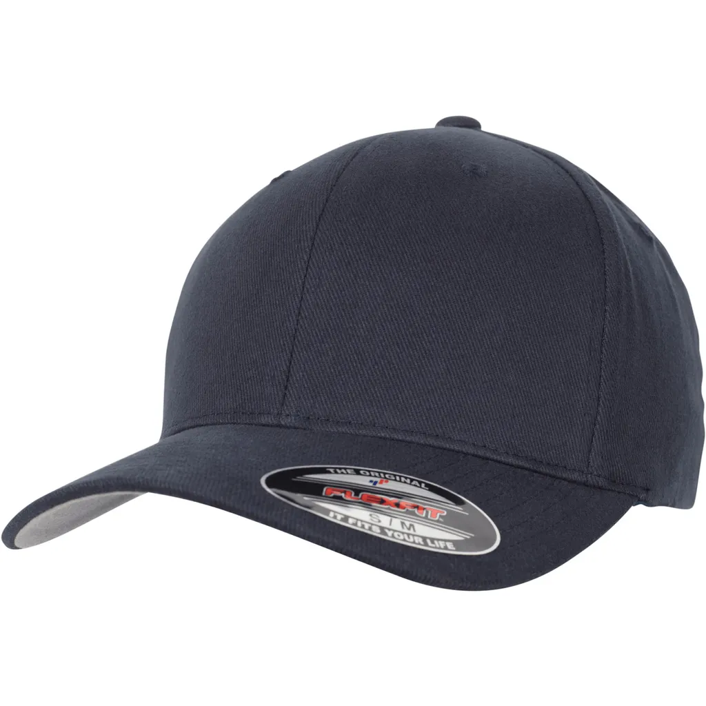 Cappellino Navy Flexfit 6377 S/M: Twill di Cotone Morbido e Versatile