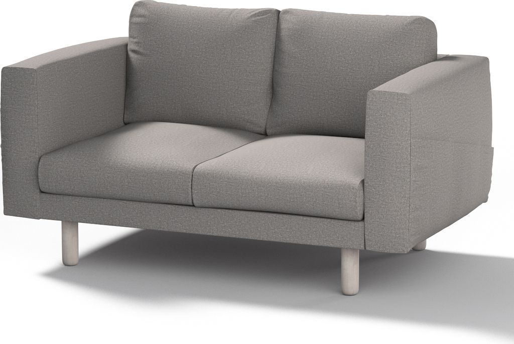 Dekoria Bezug für Norsborg 2-Sitzer Sofa, grau, Norsborg 2-Sitzer Sofabezug