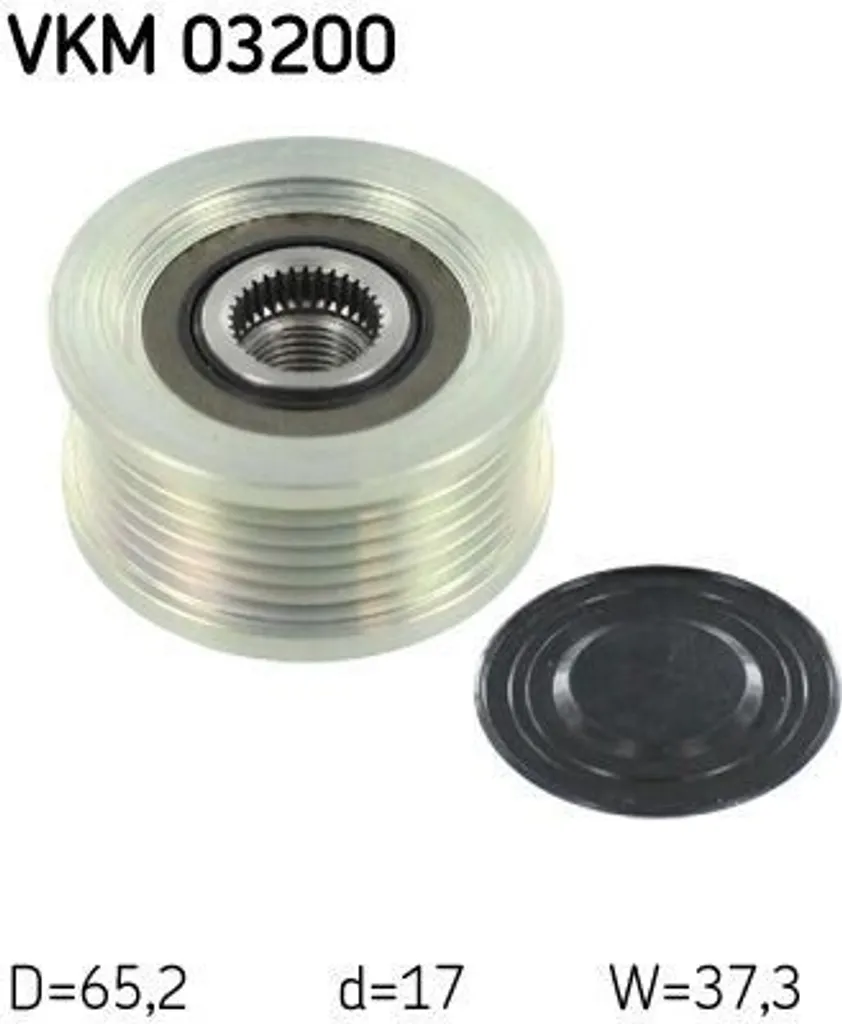 Puleggia Ruota Libera Alternatore SKF VKM 03200 - Qualità OE 9948225