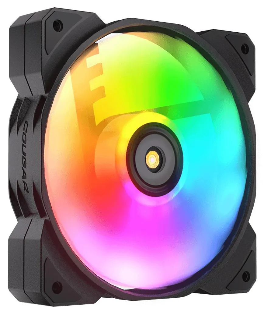 Kit Ventilateurs de Boîtier 120mm Cougar MHP 120 ARGB Noir Tri-Pack - 4