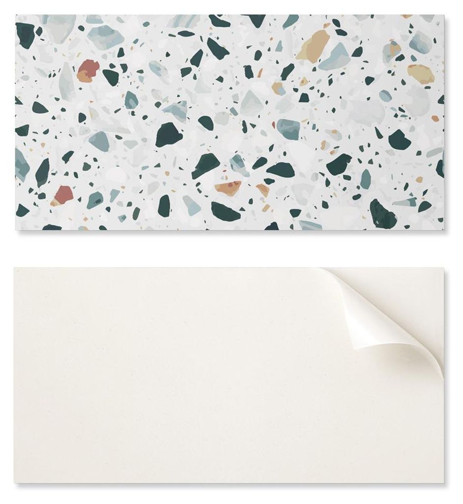 Planche de vinyle adhésive, dimensions 120x60 cm, imitation Image du produit 
