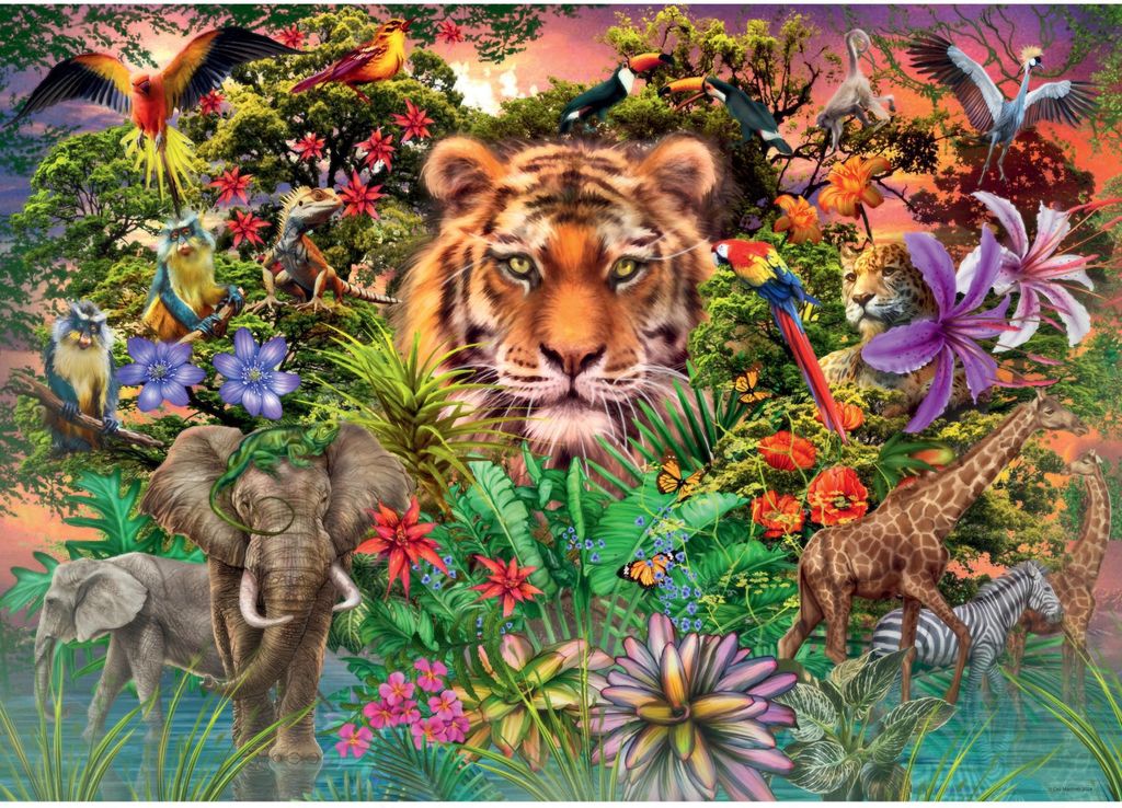 Ravensburger 120012733, 1000 Stück(e), Tiere, 14 Jahr(e) Produktbild 