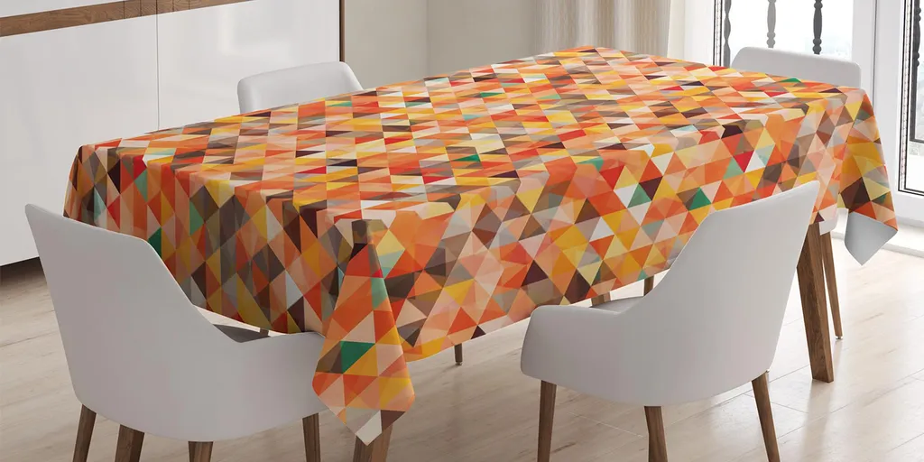 Tovaglia Rettangolare Antimacchia Abakuhaus: 140x170 Design Funky
