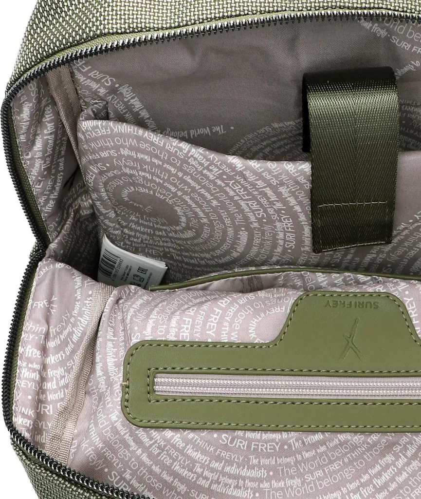 SURI FREY zaino per il tempo libero zaino con scomparto per laptop Suri Sports Marry City Backpack Lightkhaki cachi - 6