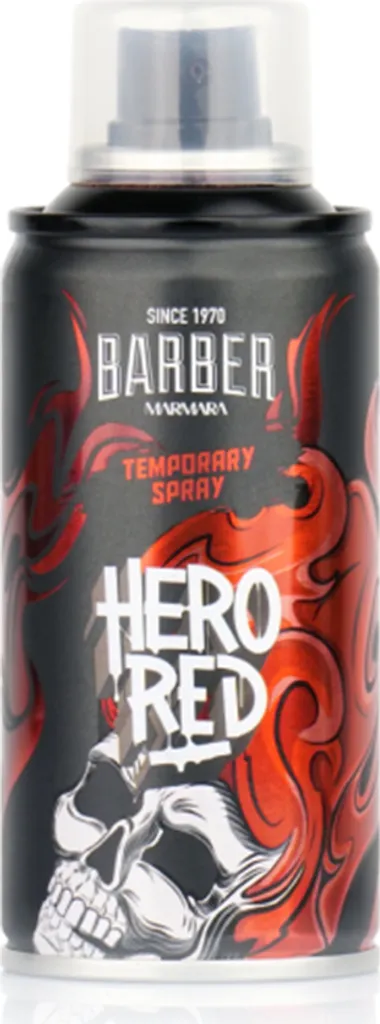 Marmara Barber Hair Color Spray Hero Red 150ml - Spray Colorant Rouge