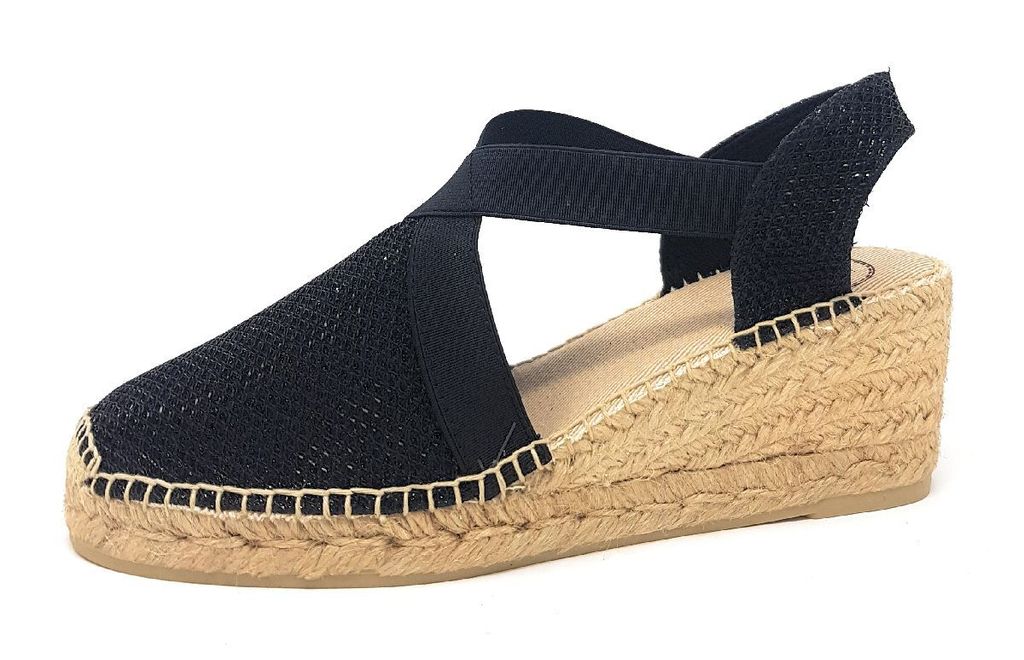Toni Pons Damenschuhe Keilpumps Schwarz, Schuhgröße:41 EU