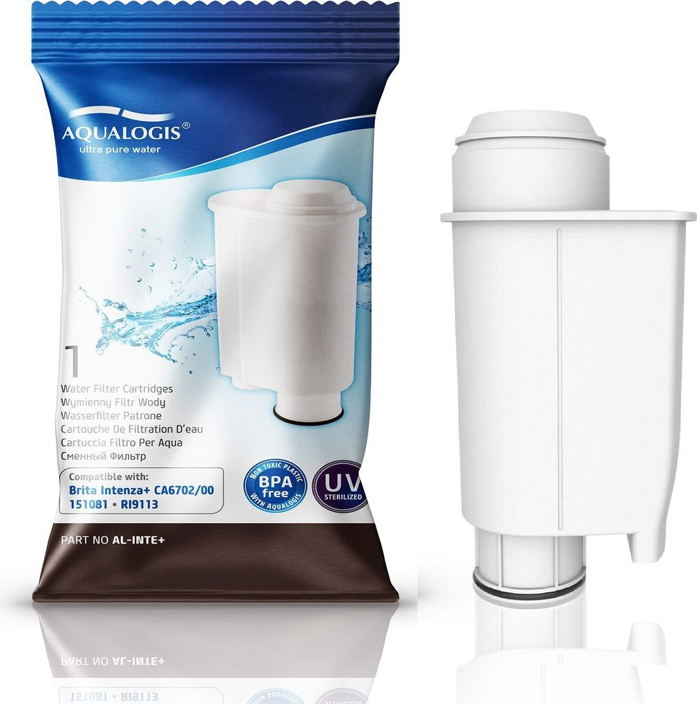 Aqualogis AL-Inte+ Filter für Espressomaschinen - Kompatibel mit Saeco Brita Intenza+ CA6702/00 CA6706/48 - Wasserfilter für Espressomaschinen