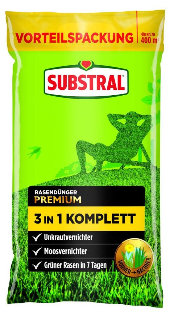 Substral Rasendünger Premium 3in1 Komplett 400 m² Produktbild 