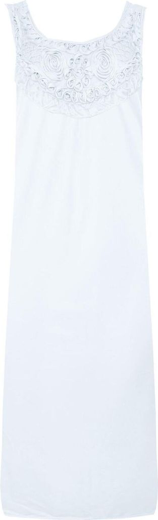 Camicia da notte da donna con motivo, bianca S/M/L Immagine del prodotto 