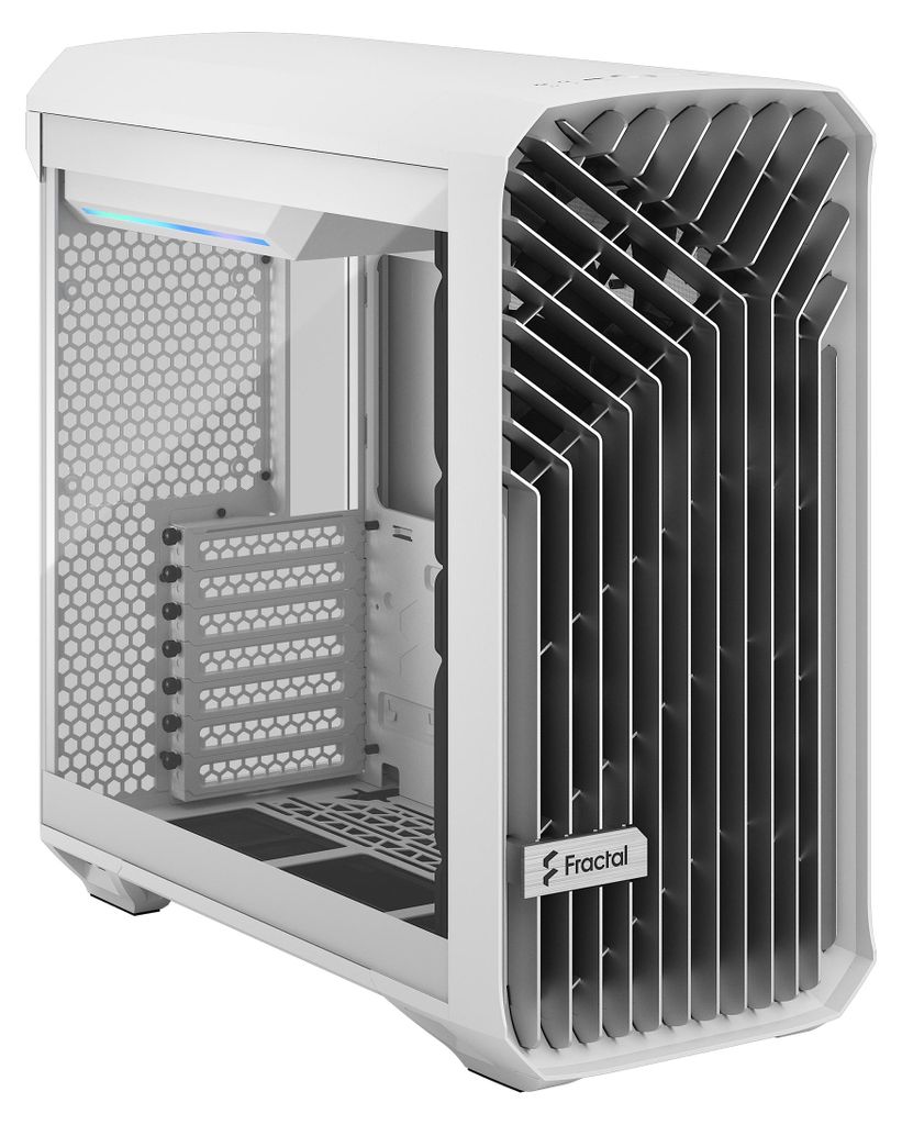 FRACTAL DESIGN Geh Torrent Compact White TG Clear Tint
