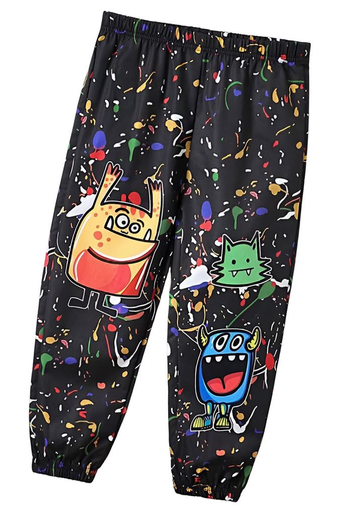 Schwarze Jogginghose Größe 110 - Monsters