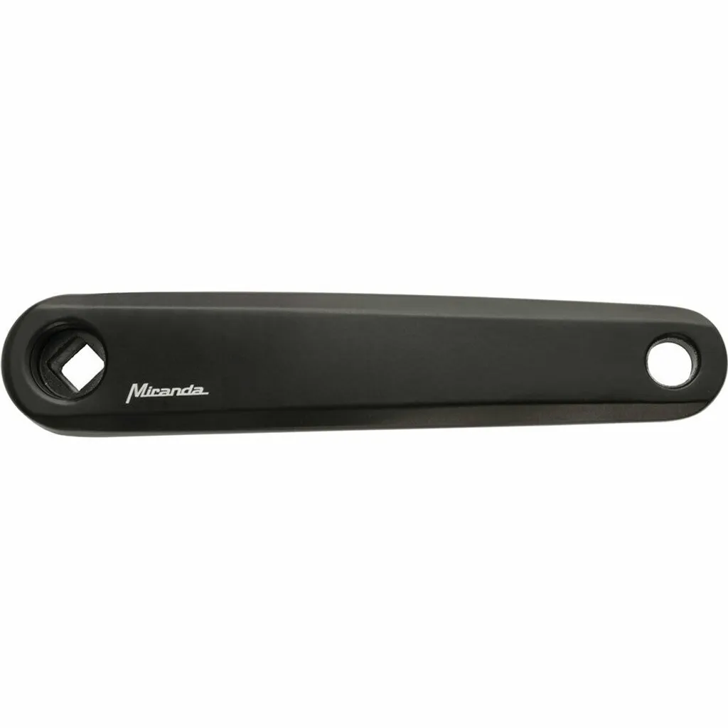 Manivelle vélo Miranda Delta 170M noire mate finition résistante