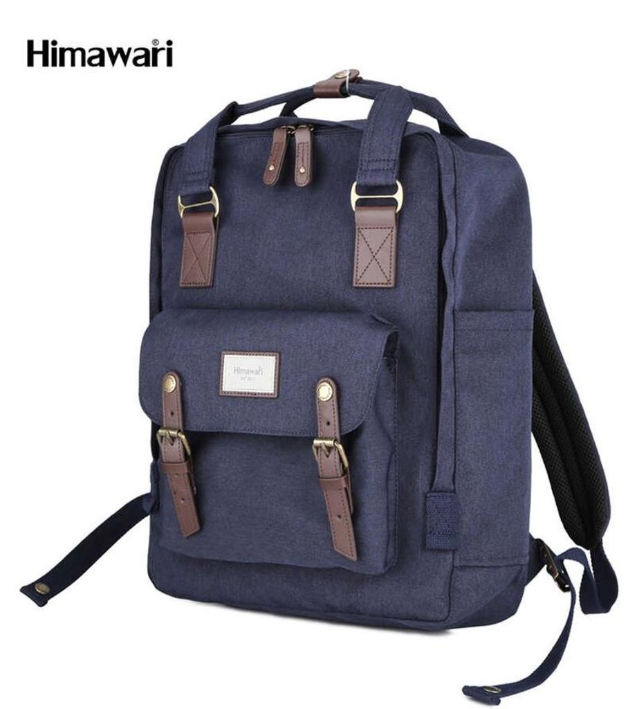 Himawari městský batoh s kapsou na notebook modrý 20 l Obrázek produktu 