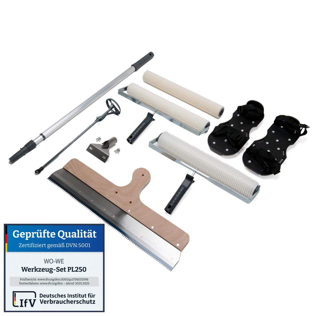 Epoxidharz Bodenbeschichtung werkzeug Set 5tlg PL250 | 40cm Produktbild 