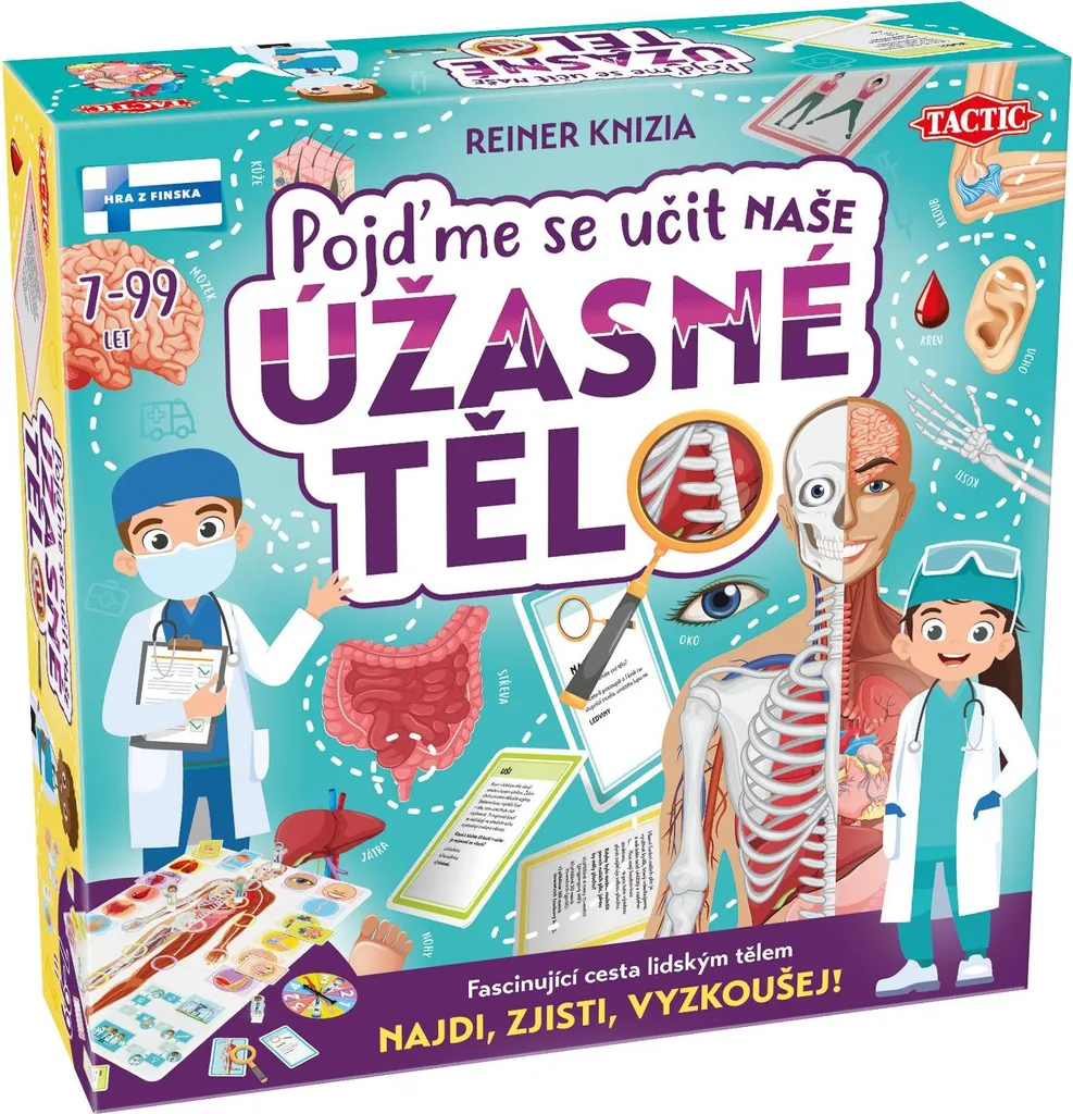 Asmodee Czech Republic Pojďme se učit : Jeu éducatif Notre Corps Humain