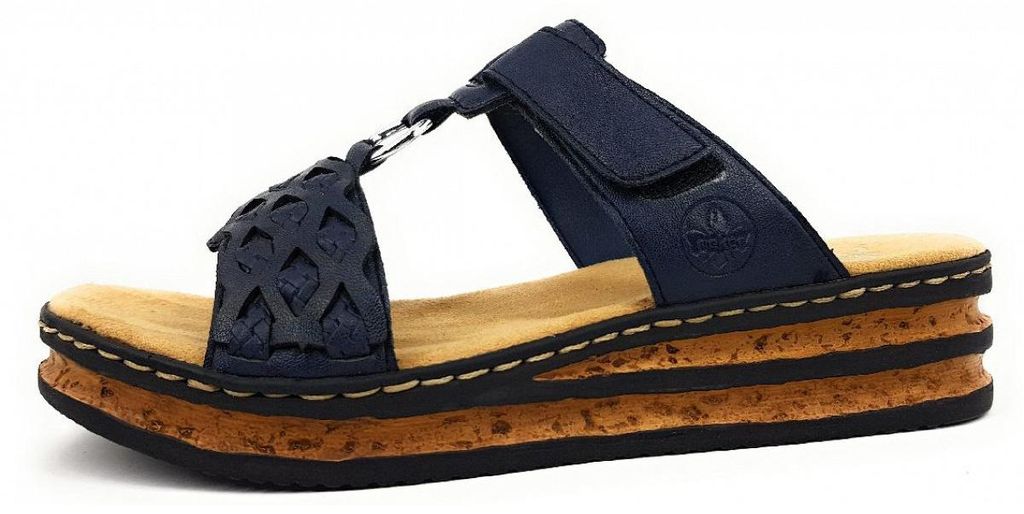 Rieker Pantolette Blau in Gr. 40
