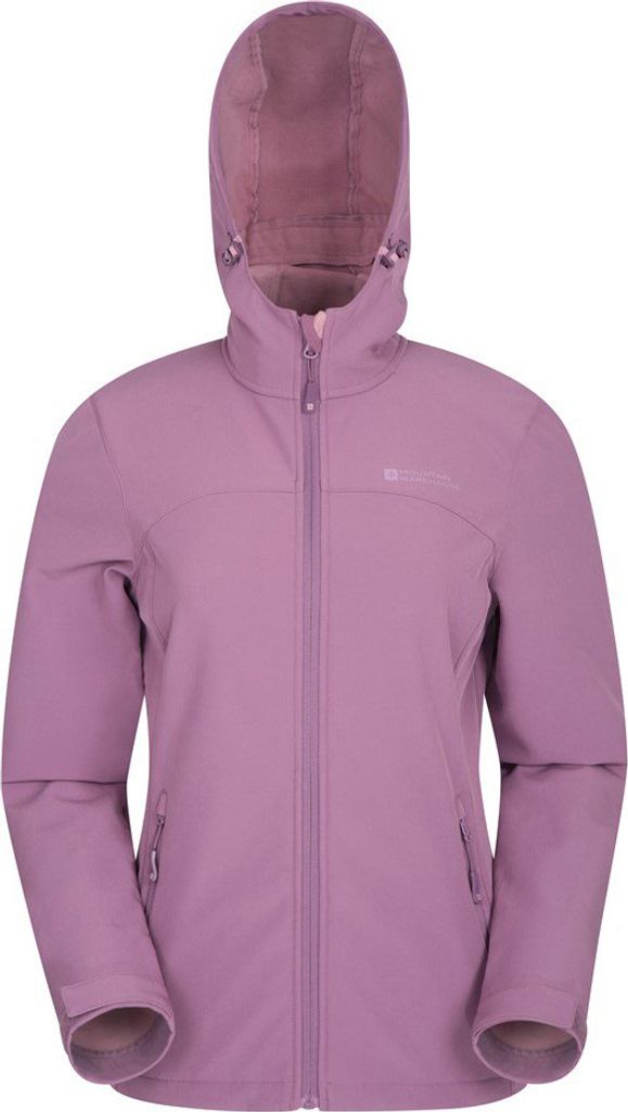 Mountain Warehouse - "Exodus" Softshelljacke Atmungsaktiv für Damen MW212 (40 DE) (dunkellila)
