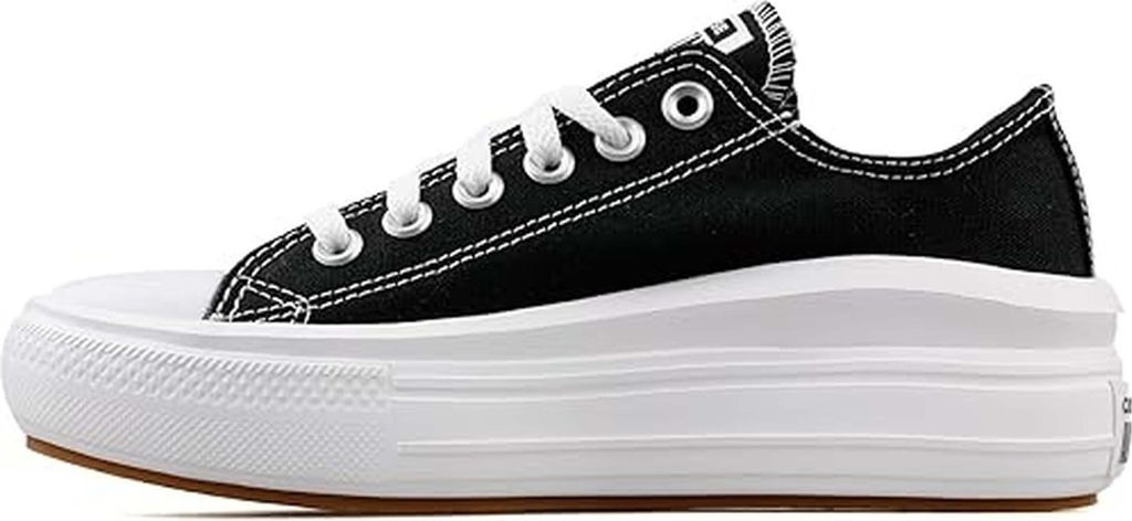 Converse All Star Move 570256C in Schwarz Weiß Plateau – 6 Produktbild 