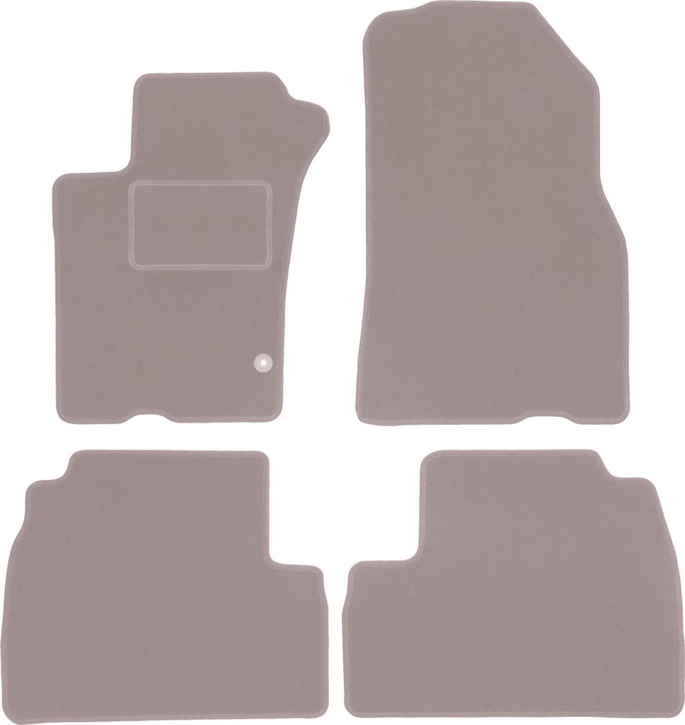 Velours-Autoteppiche für: Mercedes Ml W163 Suv (1998-2005) Beige
