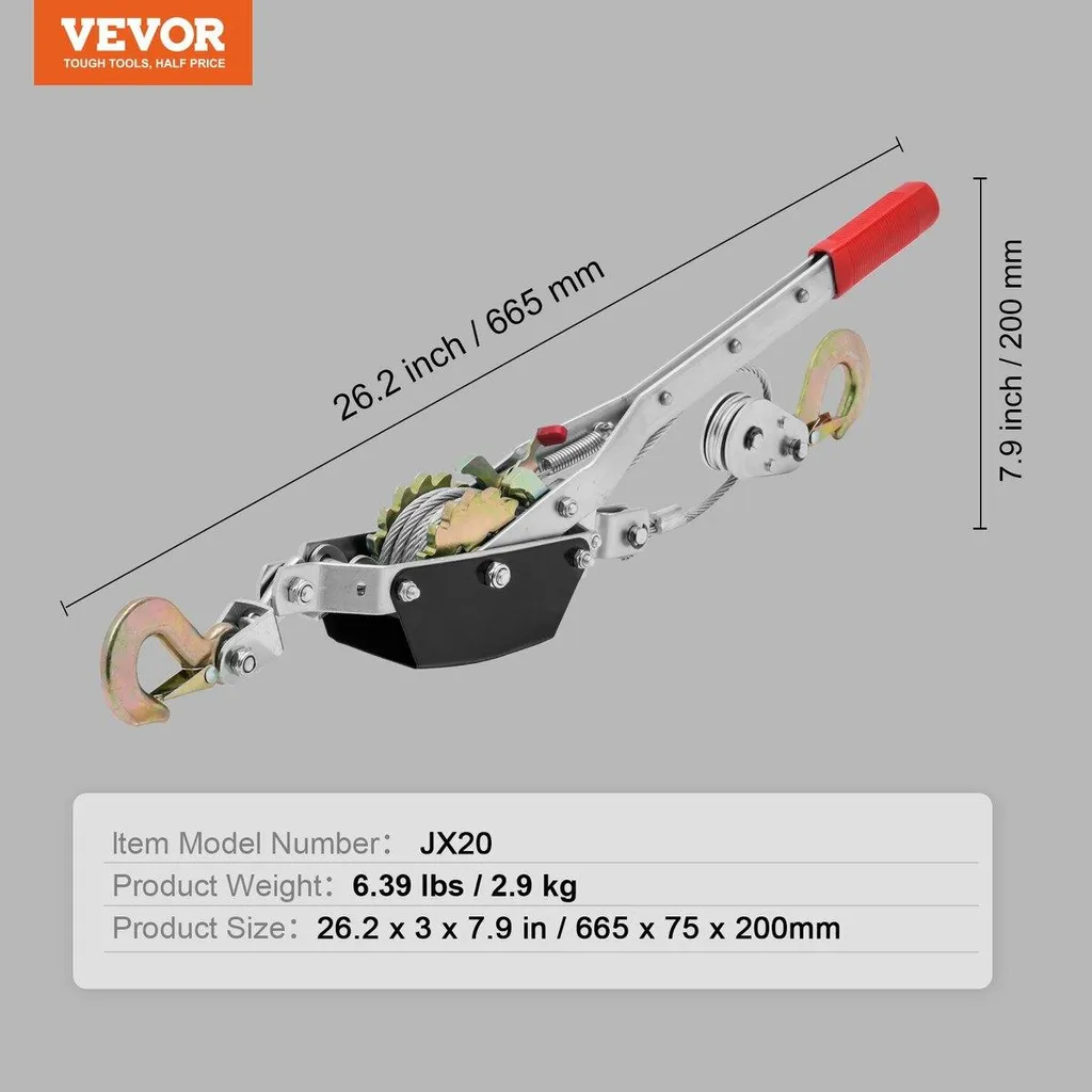Débloquez vos Charges avec ce Treuil Extracteur 2 Tonnes Power Puller